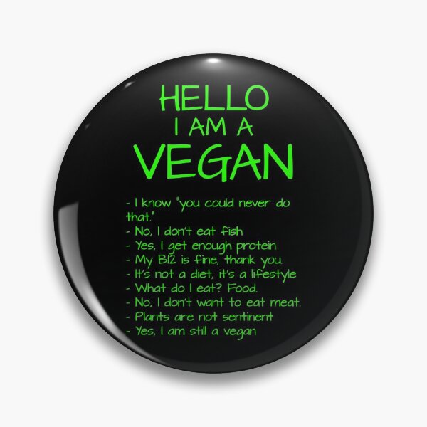Item preview, Neatar: Hello I am a Vegan designed and sold by Neatar.