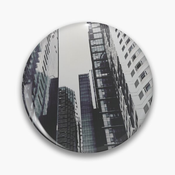 Item preview, Metro Manila rascacielos en negro en blanco designed and sold by j1985.