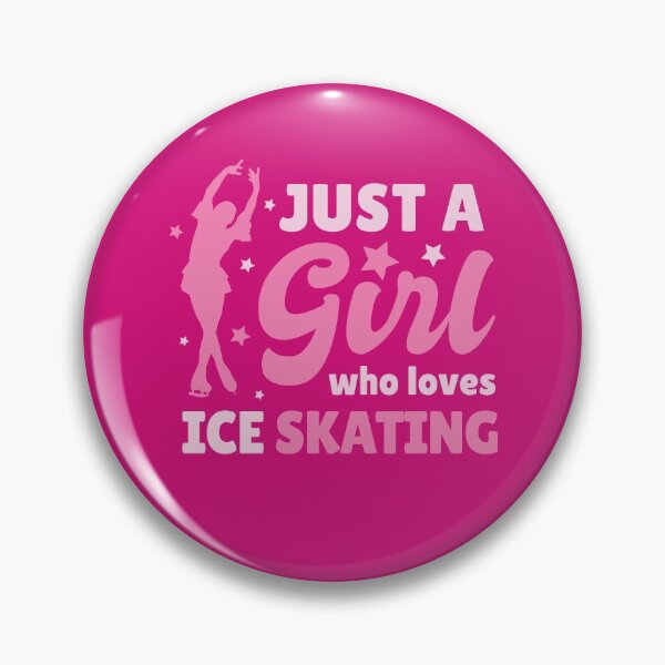 Item preview, Just a girl who loves ice skating designed and sold by Tender Flower Clothing.