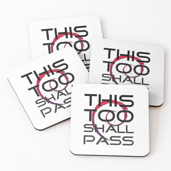 Item preview, This Too Shall Pass typography design designed and sold by infinitunes.