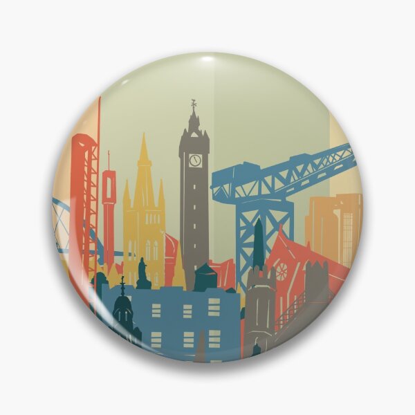 Item preview, glasgow skyline designed and sold by BekimART2.