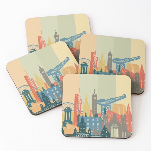 Artikelvorschau, Glasgow Skyline entworfen und verkauft von BekimART2.