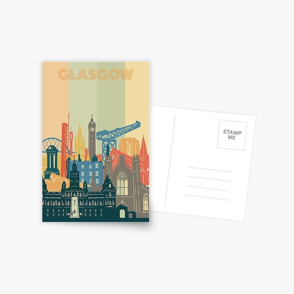 glasgow skyline Postcard