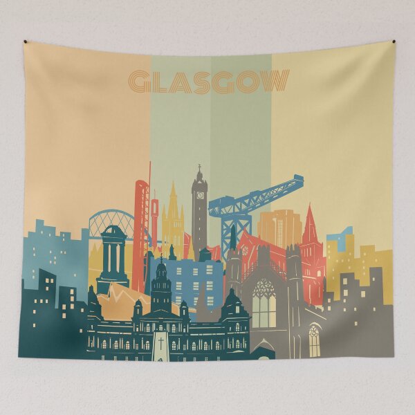Artikelvorschau, Glasgow Skyline entworfen und verkauft von BekimART2.