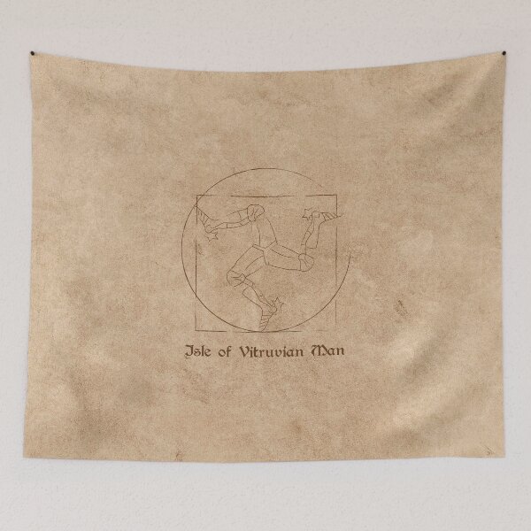 Item preview, Isle of Vitruvian Man designed and sold by Bardly-Legal.