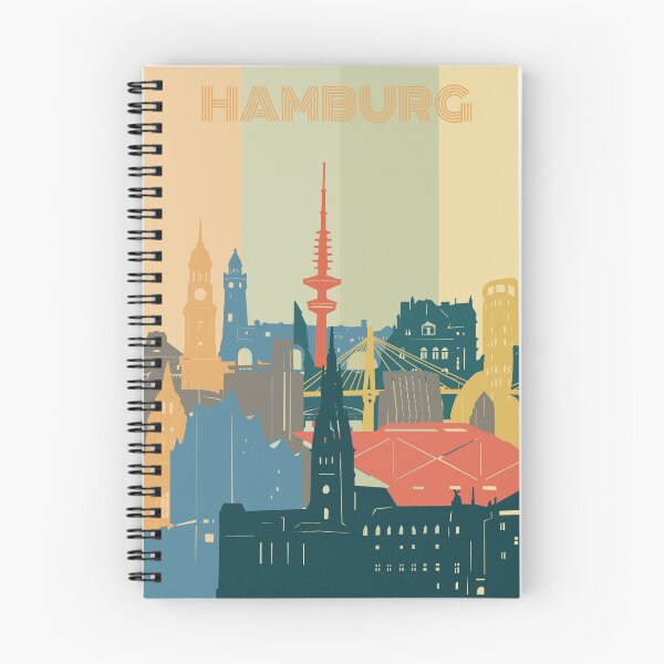 Item preview, hamburg skyline designed and sold by BekimART2.