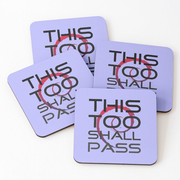 Item preview, This Too Shall Pass typography design designed and sold by infinitunes.