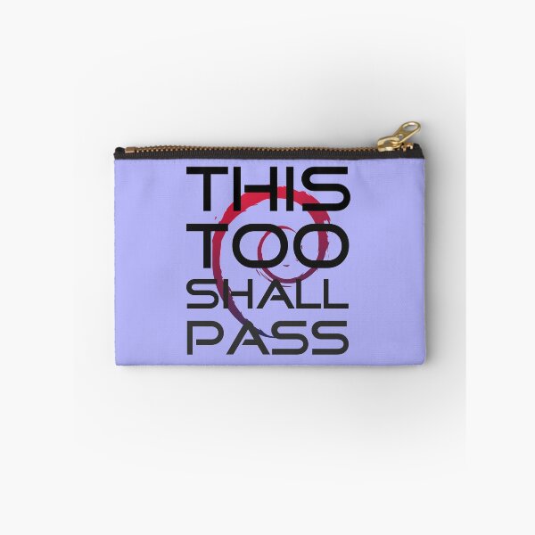 Item preview, This Too Shall Pass typography design designed and sold by infinitunes.