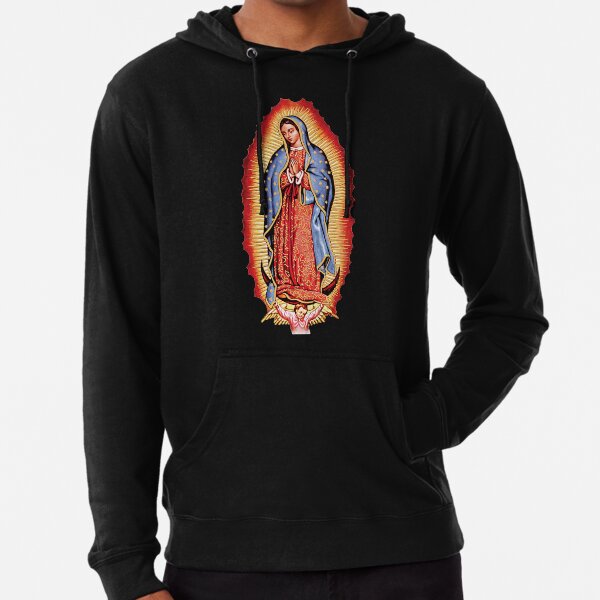 Our Lady of Guadalupe Virgin Mary Lightweight Hoodie