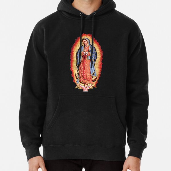 Our Lady of Guadalupe Virgin Mary Pullover Hoodie