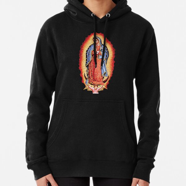 Our Lady of Guadalupe Virgin Mary Pullover Hoodie