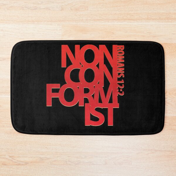 Item preview, Nonconformist, Do not be conformed to this world, Christian, Bible Verse, Christian Quote, Red designed and sold by ChristianLife.
