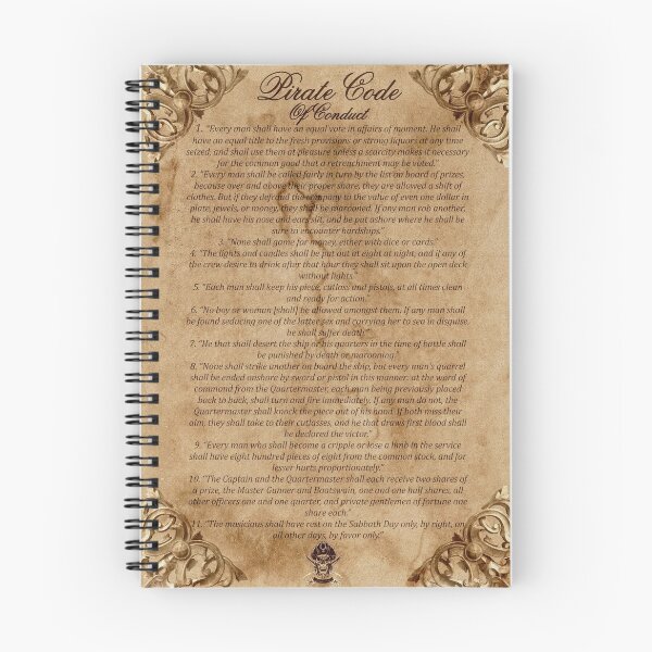 Item preview, The Pirates Code Of Conduct  designed and sold by FantasySkyArt.