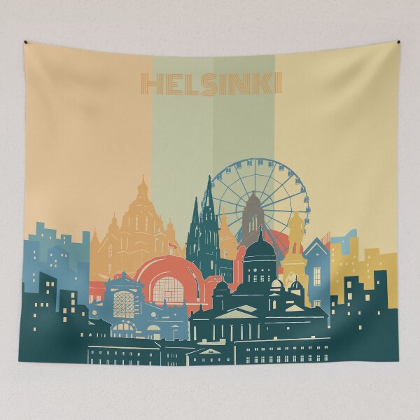 Item preview, helsinki skyline designed and sold by BekimART2.