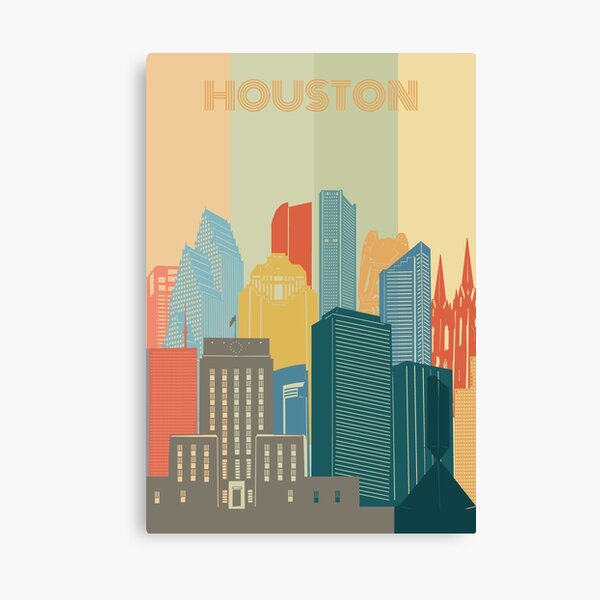 Item preview, houston skyline designed and sold by BekimART2.