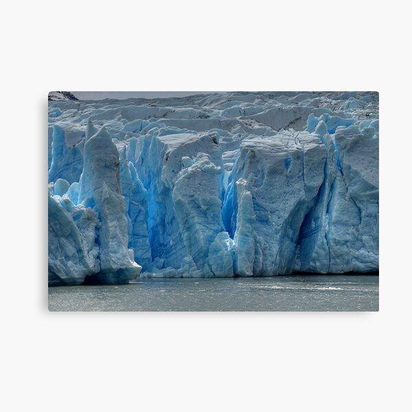 The Face of Grey Glacier Canvas Print