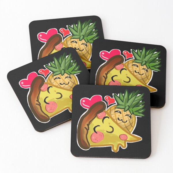 Item preview, pineapple pizza love emote designed and sold by Shadowind.