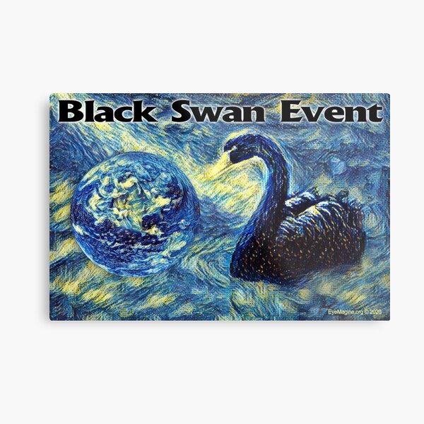 Black Swan Event Metal Print
