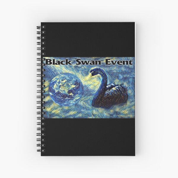 Black Swan Event Spiral Notebook