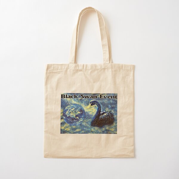 Black Swan Event Cotton Tote Bag