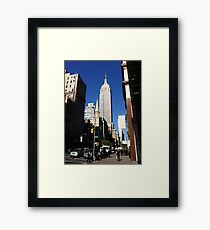 Empire State Building New York City Framed Print
