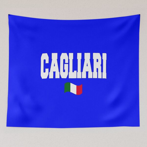 Artikelvorschau, Cagliari mit Italien Flagge entworfen und verkauft von AllShirts21.