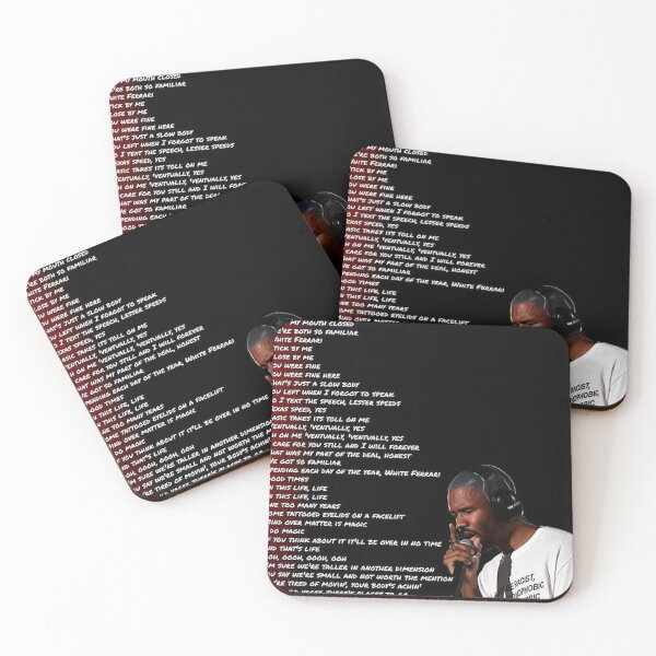 Item preview, White Ferrari Lyrics designed and sold by akupinter.