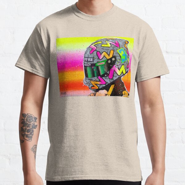 Daniel Ricciardo 2020 - Renault F1 graffiti painting by DRAutoArt Classic T-Shirt