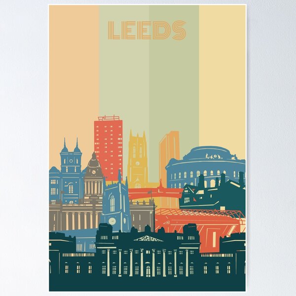 Item preview, leeds skyline designed and sold by BekimART2.