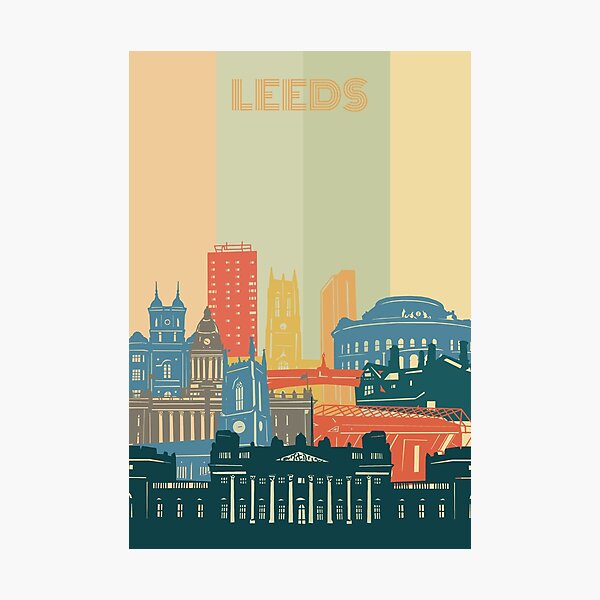 leeds skyline Photographic Print