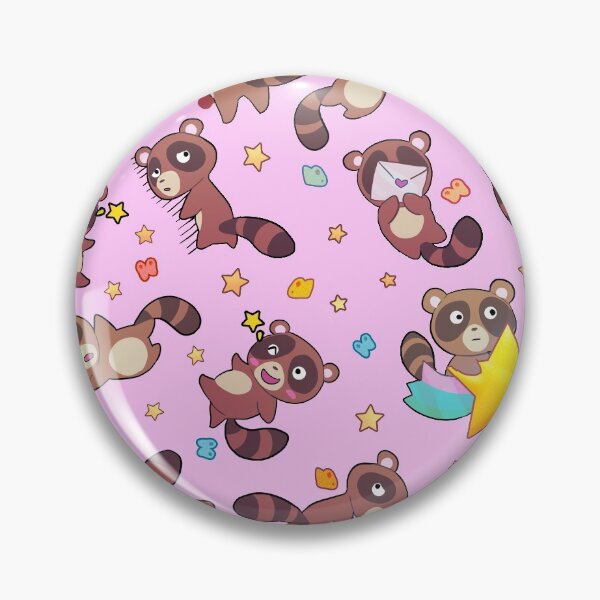 Item preview, Tanuki GSNK Circle pin designed and sold by angsty-angst.
