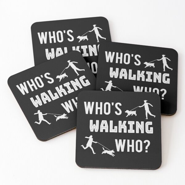 Item preview, Who's Walking Who Funny Dog Walker  designed and sold by SparkleLiveLife.