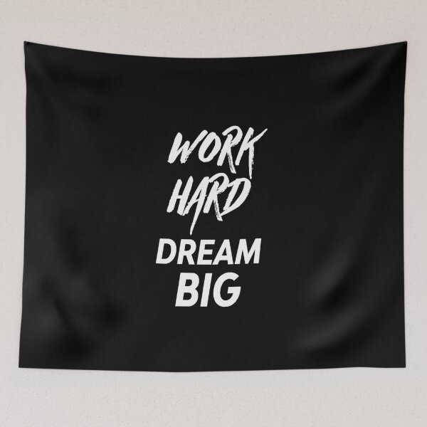 Item preview, Work hard dream big - inspirational quote designed and sold by Pameli.