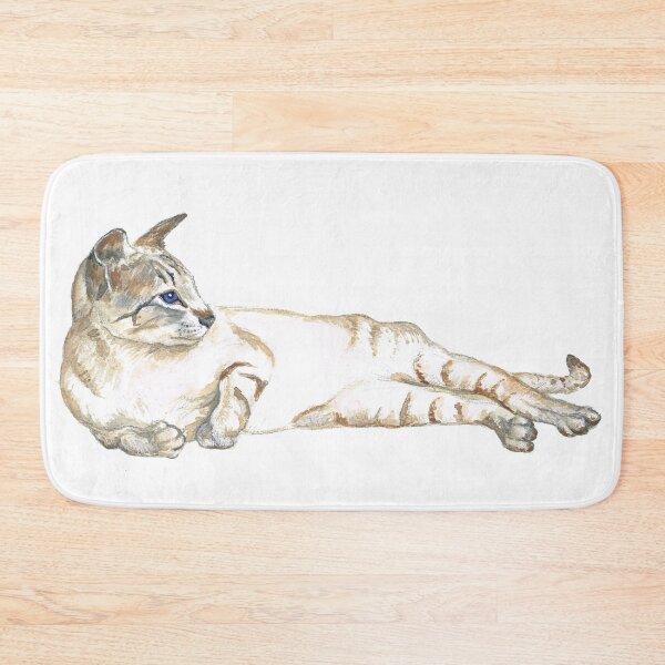 Item preview, tabby point siamese cat designed and sold by mindgoop.