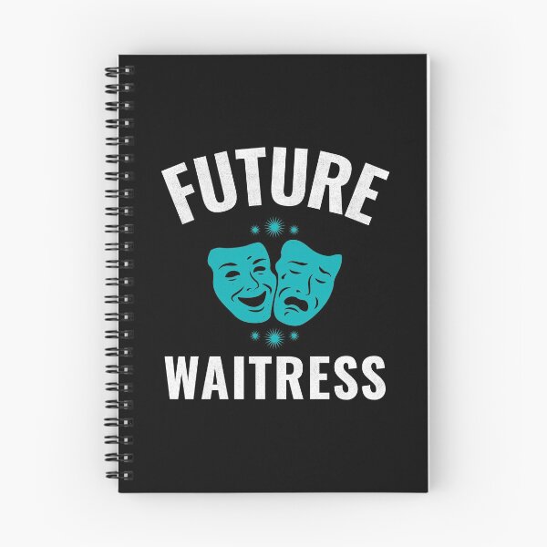Item preview, Funny Drama Masks Future Waitress product designed and sold by jakehughes2015.