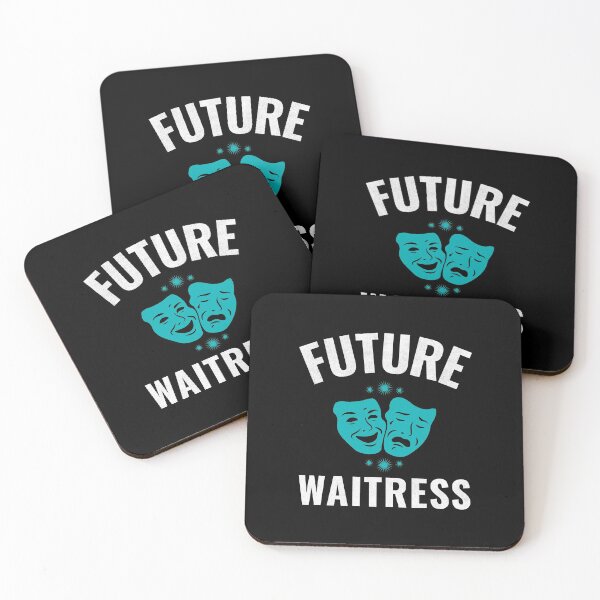 Item preview, Funny Drama Masks Future Waitress product designed and sold by jakehughes2015.