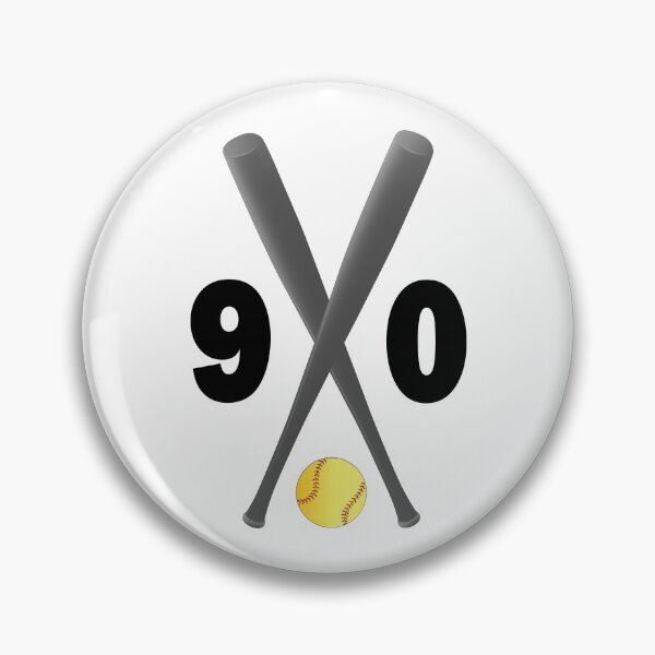 Item preview, Softball number 90 - ninety with bats and ball designed and sold by AllShirts21.