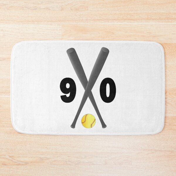 Item preview, Softball number 90 - ninety with bats and ball designed and sold by AllShirts21.