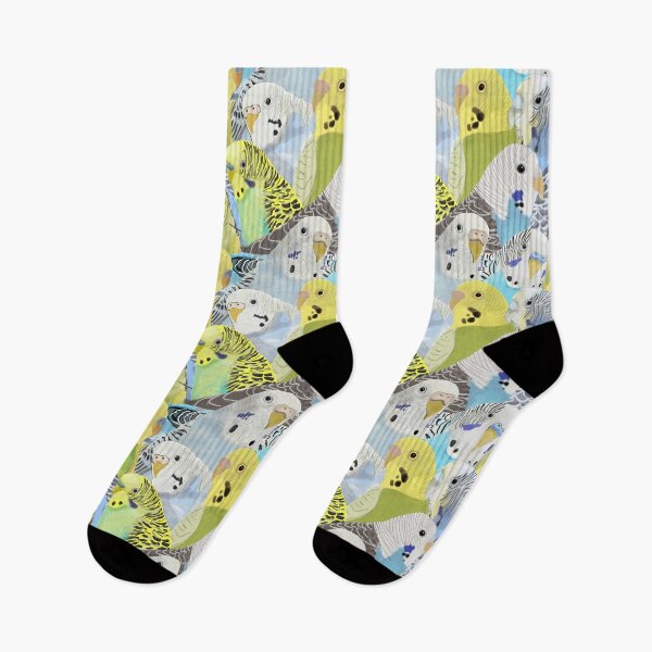 Item preview, Budgie Parakeets designed and sold by Amy Hadden.