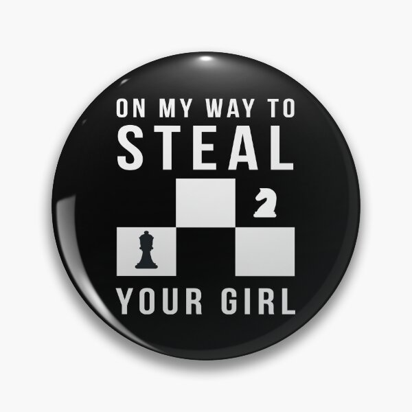 Item preview, On My Way To Steal Your Girl Chess Board Game designed and sold by MooonTees.