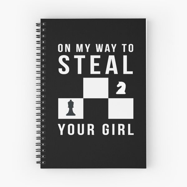 Item preview, On My Way To Steal Your Girl Chess Board Game designed and sold by MooonTees.