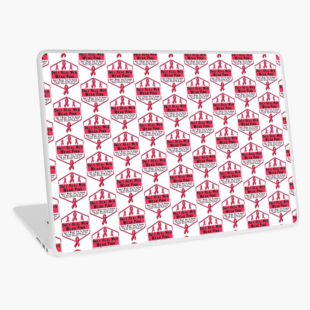 Only Real Men Wear Pink Laptop Skin