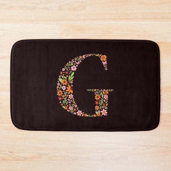 Item preview, Retro Floral Letter G designed and sold by zeljkica.