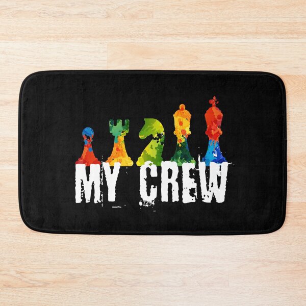 Item preview, My Crew chess board game game evening chess piece designed and sold by MooonTees.