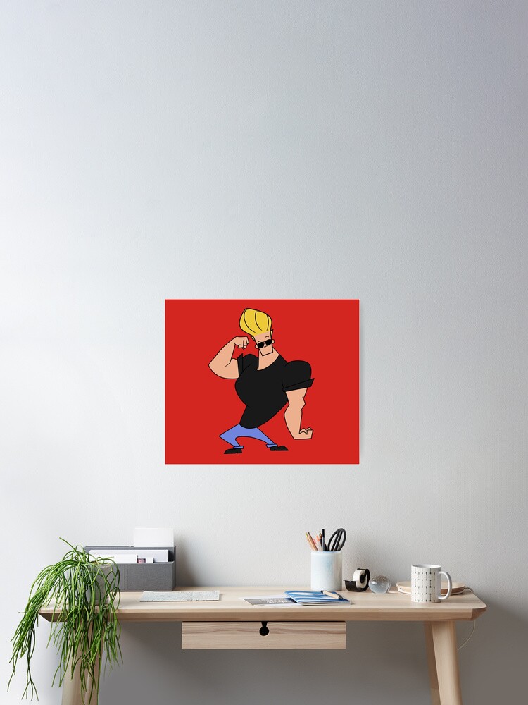 Póster for Sale con la obra «Johnny Bravo» de ValentinaHramov | Redbubble