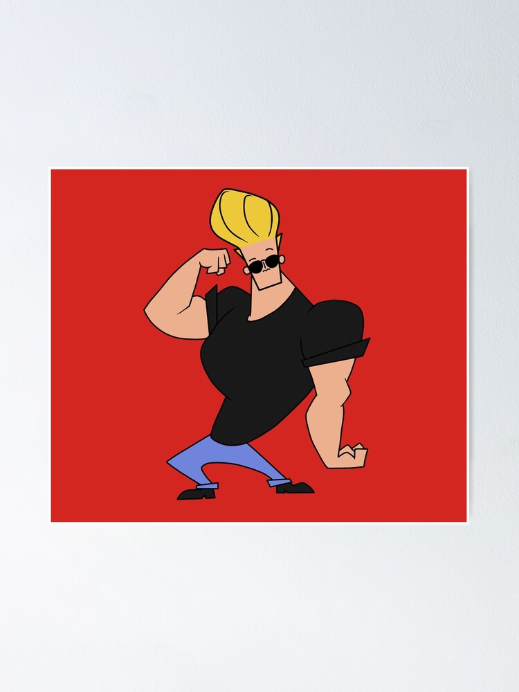 Póster for Sale con la obra «Johnny Bravo» de ValentinaHramov | Redbubble