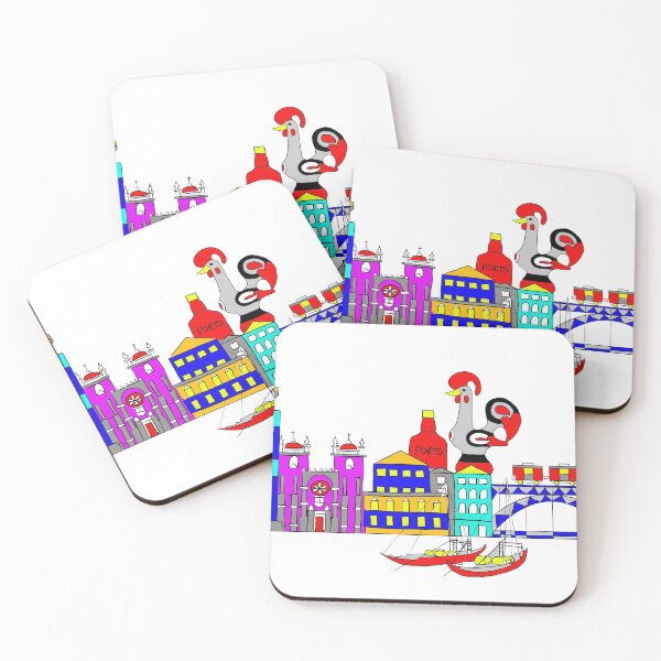 Item preview, Porto skyline designed and sold by KitCatCards.