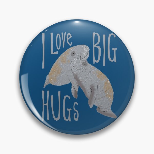 Item preview, I Love Big Hugs, Manatees designed and sold by Amy Hadden.