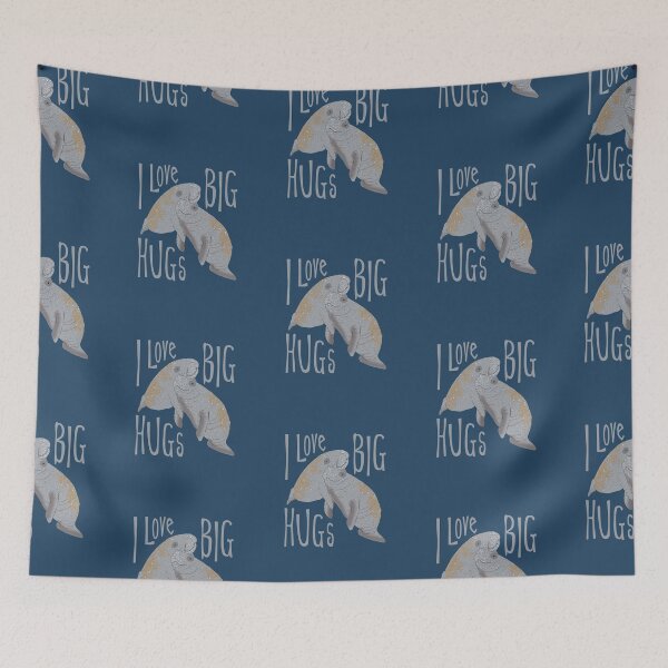Item preview, I Love Big Hugs, Manatees designed and sold by Amy Hadden.