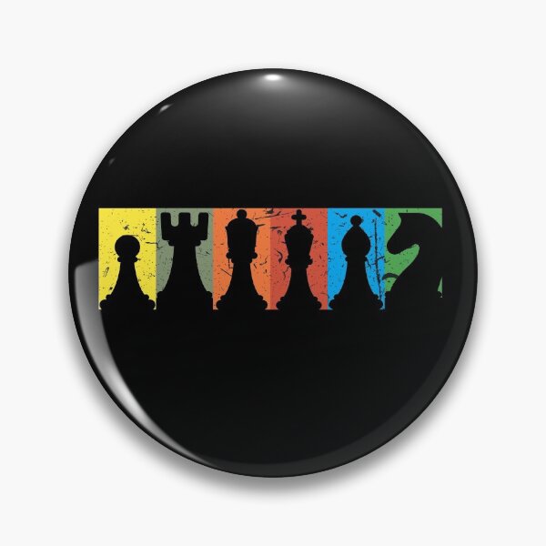 Item preview, Chess Game Chess Piece Retro Color Board Game designed and sold by MooonTees.